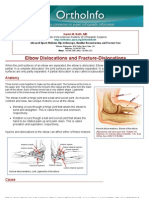 elbow dislocations and fracture-dislocations -orthoinfo - aaos