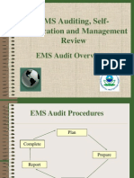 EMS Auditing, Self-Certification and Management Review
