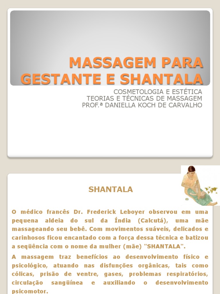 742709074.massagem para Gestante e Shantala | PDF | Massagem | Gravidez