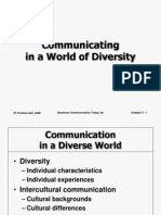 Communicating in A World of Diversity