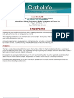 Snapping Hip-Orthoinfo - Aaos