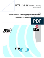 3GPP TS36.213 EUTRA Physical Layer Procedures