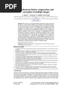 Simultaneous Fusion, Compression, and Encryption of Multiple Images