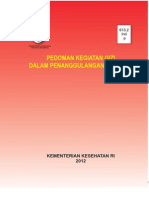 Buku Pedoman Kegiatan Gizi Dalam Penanggulangan Bencana