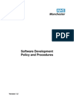 NHS Manchester Application Development Policy v1.2