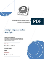 Design Differentiator Amplifier