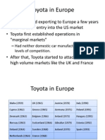 Toyota in Europe