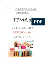 Tema 1 - Que Es Un Personal Shopper
