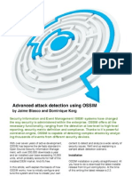 Advanced Attack Detection Using OSSIM