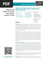 Study of Lipid Profile in Coronary Heart Disease Patients in Libya