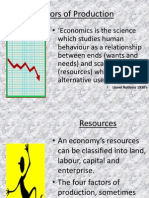 Factors of Production