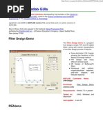 Educational Matlab GUIs