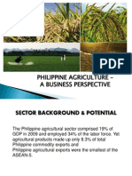 Philippine Agriculture - A Business Perspective