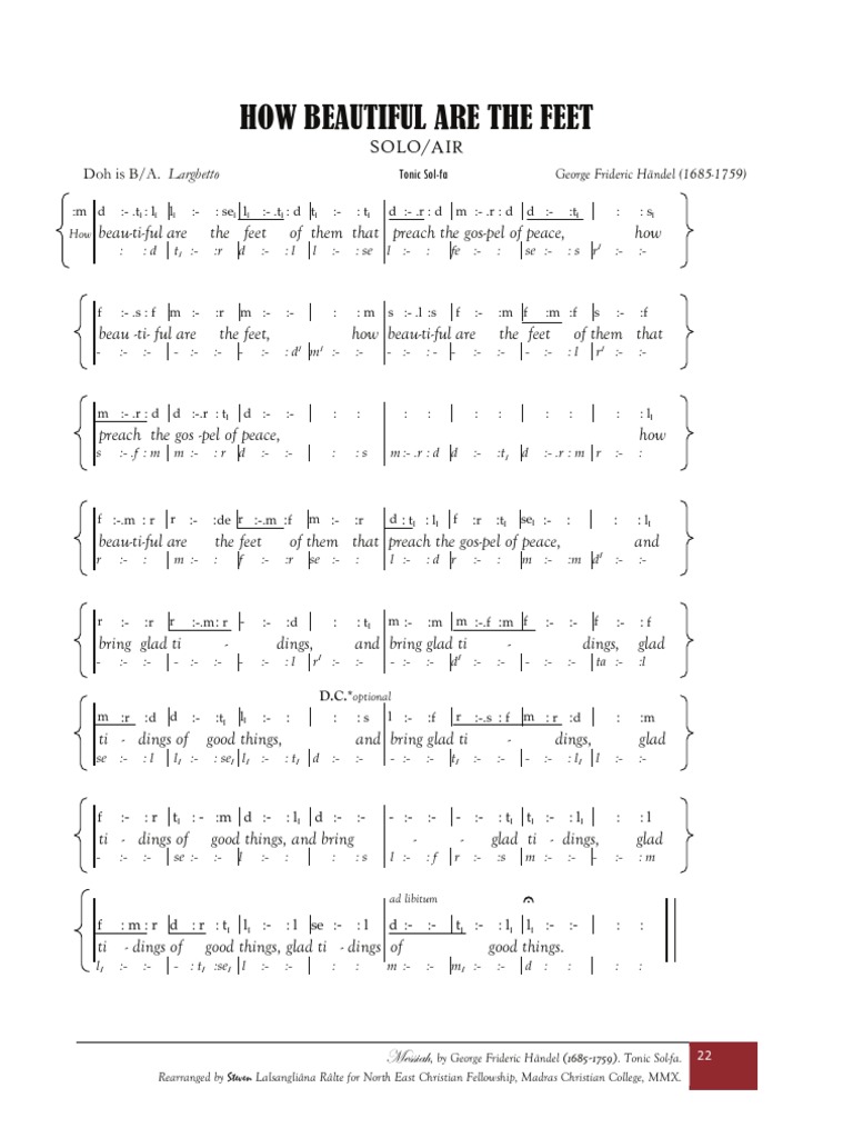 Songs in Tonic Solfa Music Theory Musical Compositions