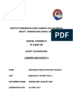 Social Studies Ii PI 1354P (R) : Institut Pendidikan Guru Kampus Sultan Mizan, Besut, Terengganu Darul Iman