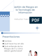 Curso Gestión de Riesgos en la Tecnología de Información