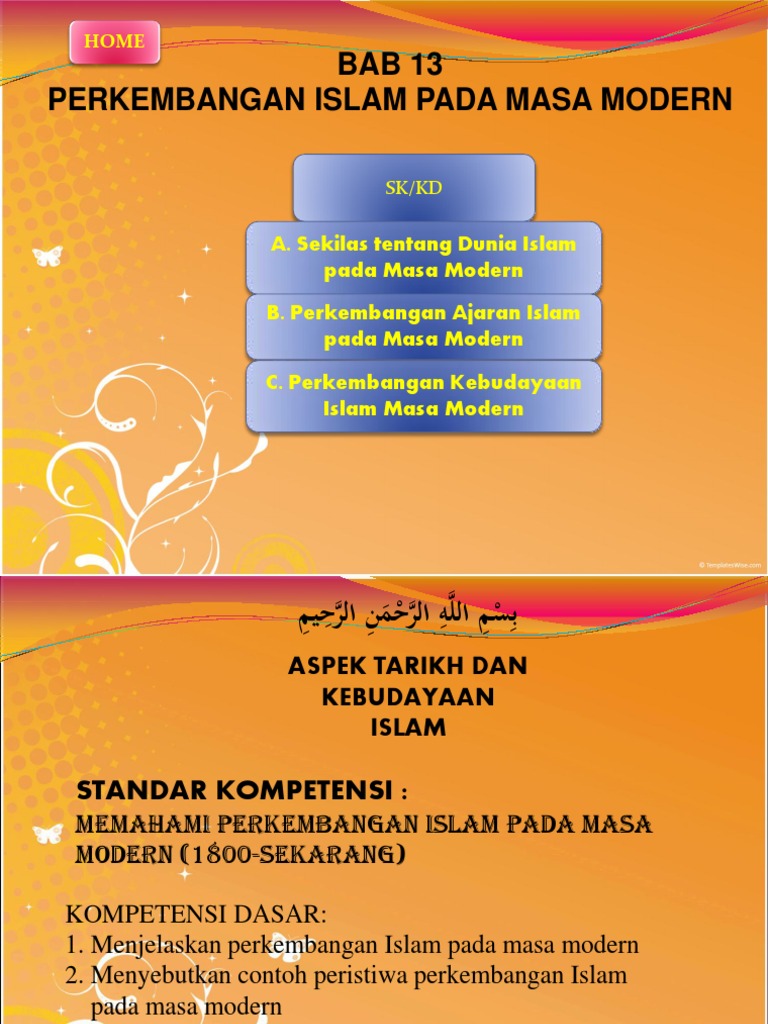 13 Perkembangan Islam Pada Masa Modern  PDF