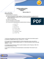 Topper Sample Paper 3 Class XII-Physics Solutions: Time: Three Hours Maximum Marks: 70