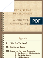 Usda, Rural Development: Home Buyer Education Class