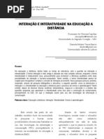 Interacao e Interatividade Na EAD