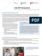 Knowledge Hubs für HIV-Kompetenz
