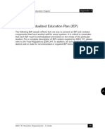 Sample Individualized Education Plan (IEP)
