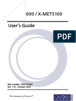 X-MET5000 and 5100 User Manual Rev110 October 2009