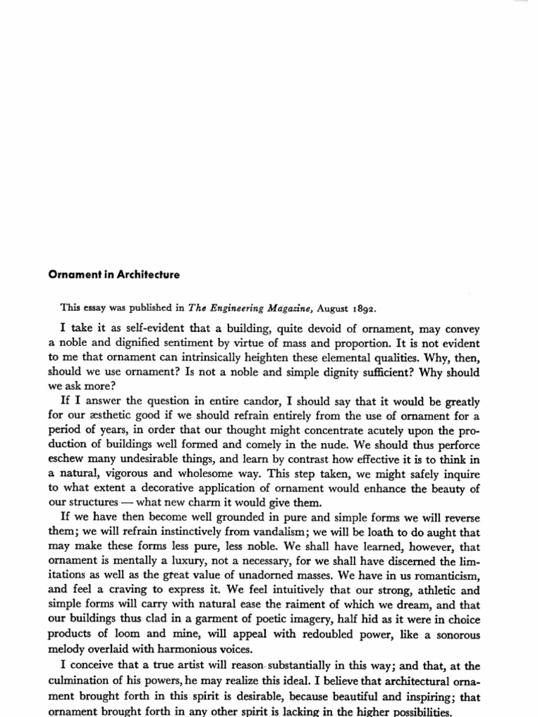 Louis SullivanOrnament in Architecture PDF
