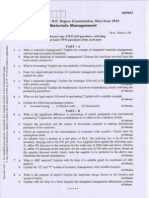 VTU Material Management Question Paper06IM63 (2)