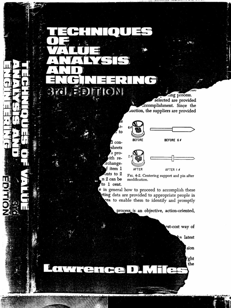techniques of value analysis and engineering by lawrence d miles