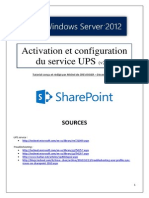 Activation Et Configuration Du Service UPS Sous SharePoint 2013 (Tuto de A À Z)