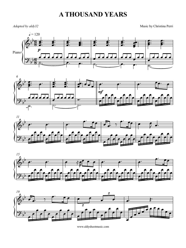 Christina Perri A Thousand Years Text Deutsch