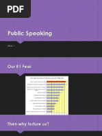Public Speaking Unit 1 Lecture Notes PDF | PDF | Nonverbal ...