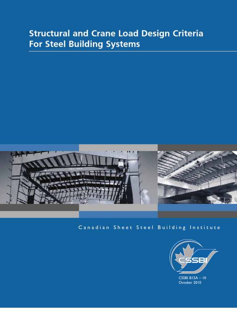 Structural and Crane Load Design Criteria | PDF | Crane (Machine ...