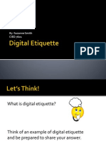 CIED 7601 Digital Etiquette