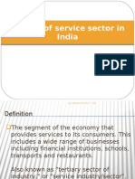 Growth of Service Sector in India