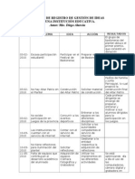 MODELO DE REGISTRO DE GESTIÓN DE IDEAS