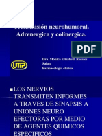 Transmision Neurohumoral Adrenergica y Colinergica