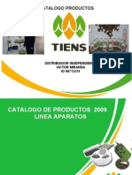 Catalogo de Productos Tiens México 2009