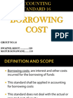 Borrowing Cost: Group No.16 SWAPNIL KHOT 120 MAYUR SONAWANE ..110
