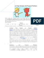 How To Teach Past Simple VS Present Perfect.doc