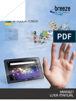 AOC MW0821 Tablet User Manual V1.1