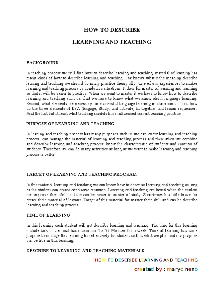 Effective Strategies for Teaching Language | PDF