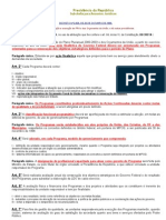 Decreto nº 2.829-1998 - Normas para elaboração e execução do PPA e dos Orçamentos da União