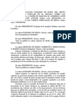 Acta pregunta Senadora Encarnación Naharro