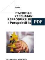 Pendidikan Kesehatan Reproduksi Remaja Perspektif Islam - Buku Saku Remaja