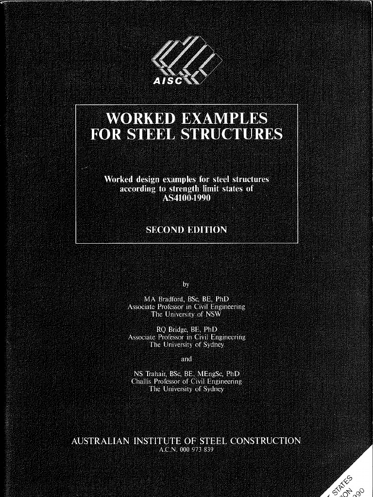 AISCWorked Examples For Steel Structures PDF