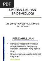 UKURAN DALAM EPIDEMIOLOGI