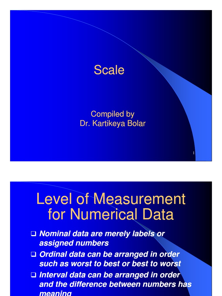 Concept Of Scale Pdf Teaching Methods Materials