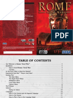 Rome Total War Gold Edition Manual